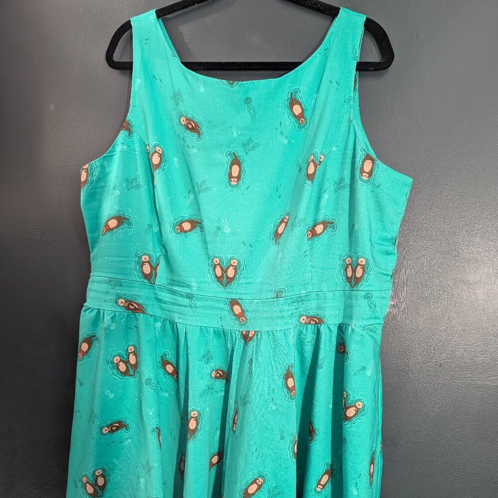 Teal Otter Dress